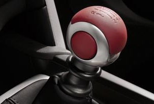 POMELLO CAMBIO CITROEN DS4 C4 PELLE ROSSA